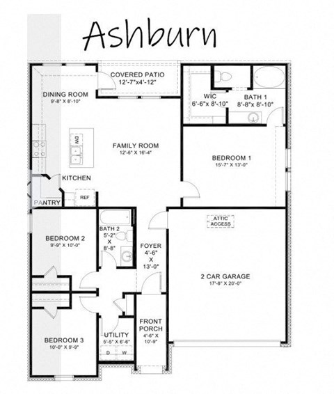 a floor plan of a house